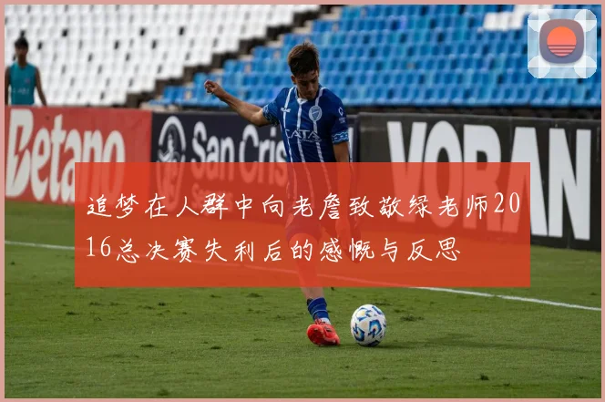 追梦在人群中向老詹致敬绿老师2016总决赛失利后的感慨与反思